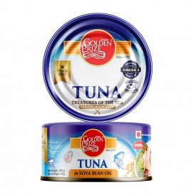 Golden Prize Tuna Chunks in Soya Bean Oil   Tin  185 grams